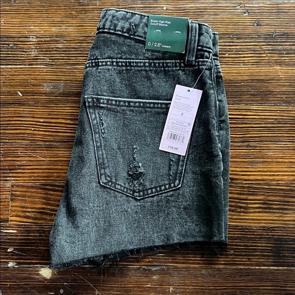 NWT Wild Fable Jean Shorts Size 0 - Picture 1 of 4